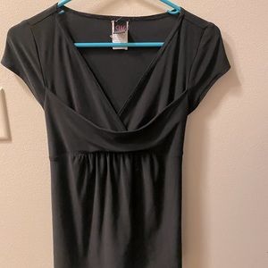 Large Black Blouse